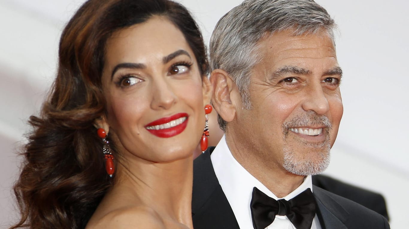 George Clooney und Ehefrau Amal: Das Traumpaar heiratete im Jahr 2014.