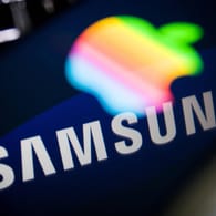 Logos von Apple und Samsung: iPhones auf der Überholspur