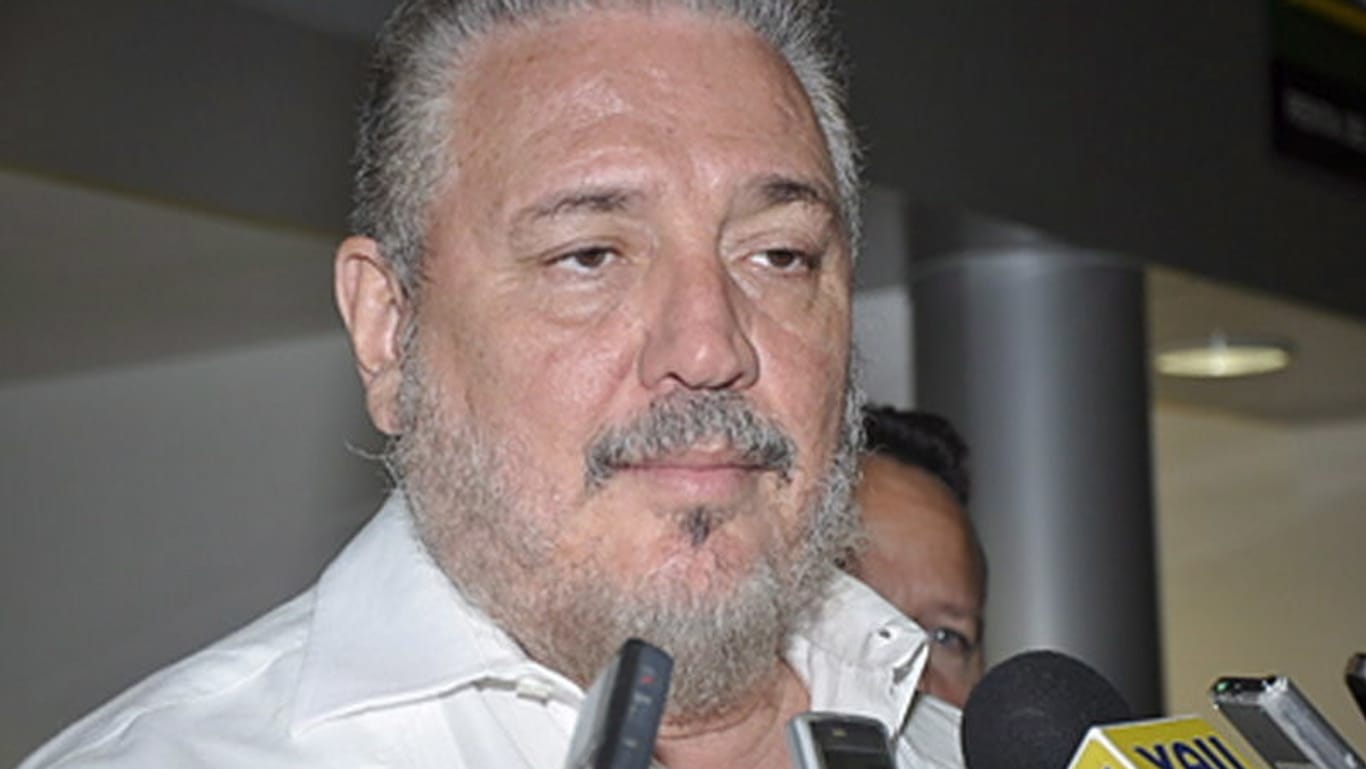 Fidel Castros ältester Sohn, Fidel Castro Diaz-Balart, spricht mit Medienvertretern: Der älteste Sohn des kubanischen Revolutionsführers Fidel Castro ist tot.