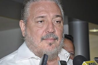 Fidel Castros ältester Sohn, Fidel Castro Diaz-Balart, spricht mit Medienvertretern: Der älteste Sohn des kubanischen Revolutionsführers Fidel Castro ist tot.