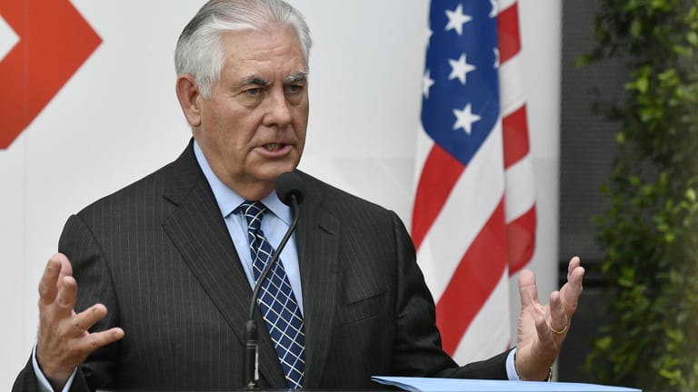 US-Außenminister Rex Tillerson beim OSZE-Ministertreffen: Tillerson schließt Militärputsch in Venezuela nicht aus.