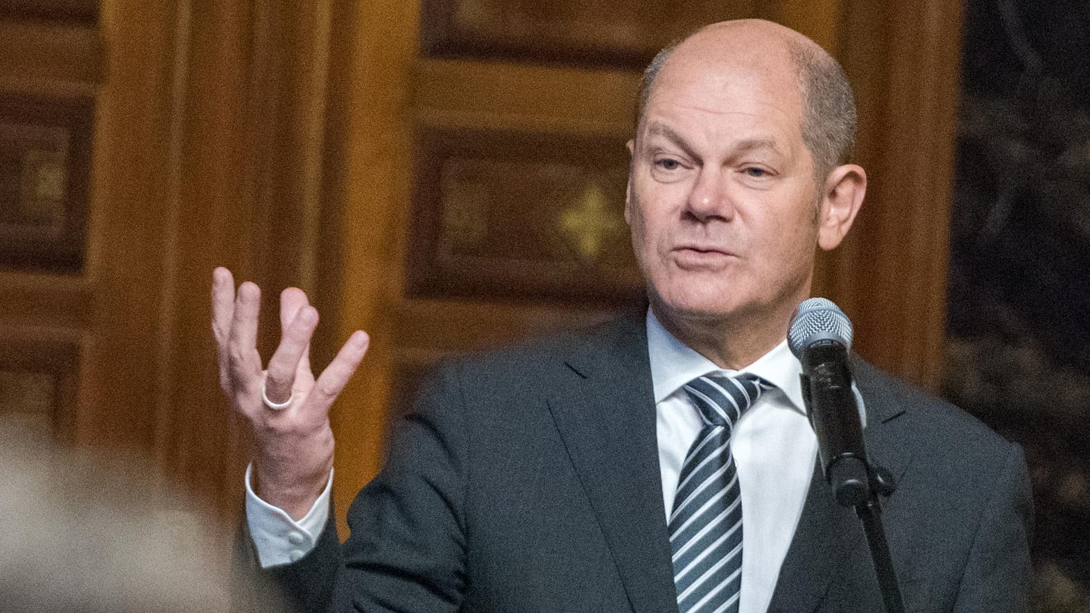 Hamburgs Bürgermeister Olaf Scholz (SPD): Wird er Vizekanzler, dann käme auch das Finanzministerium führ ihn in Betracht.