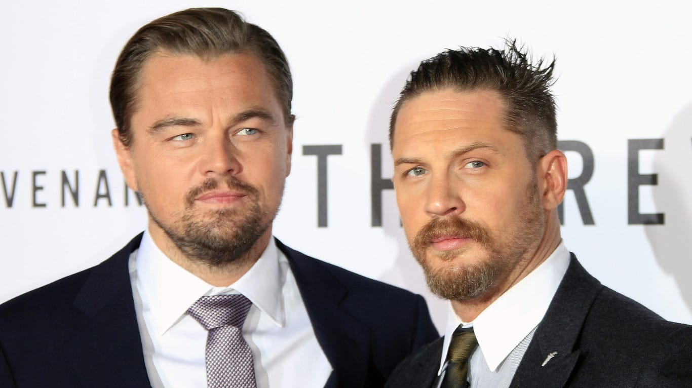 Leonardo DiCaprio und Tom Hardy haben Sinn für Humor.