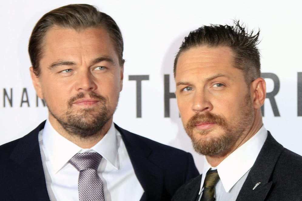 Leonardo DiCaprio und Tom Hardy haben Sinn für Humor.