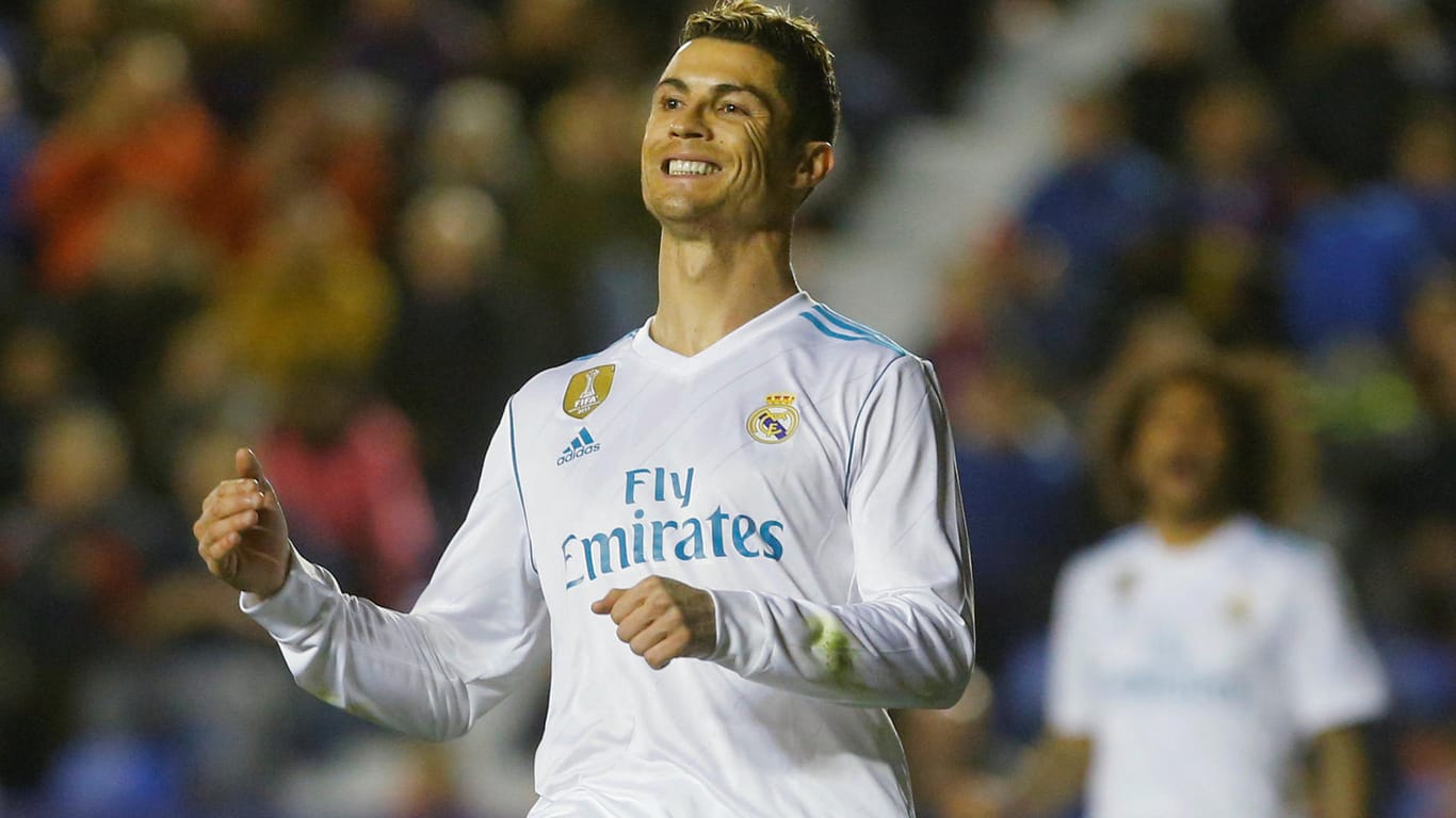 Ohne Glück: Reals Cristiano Ronaldo im Spiel gegen Levante.