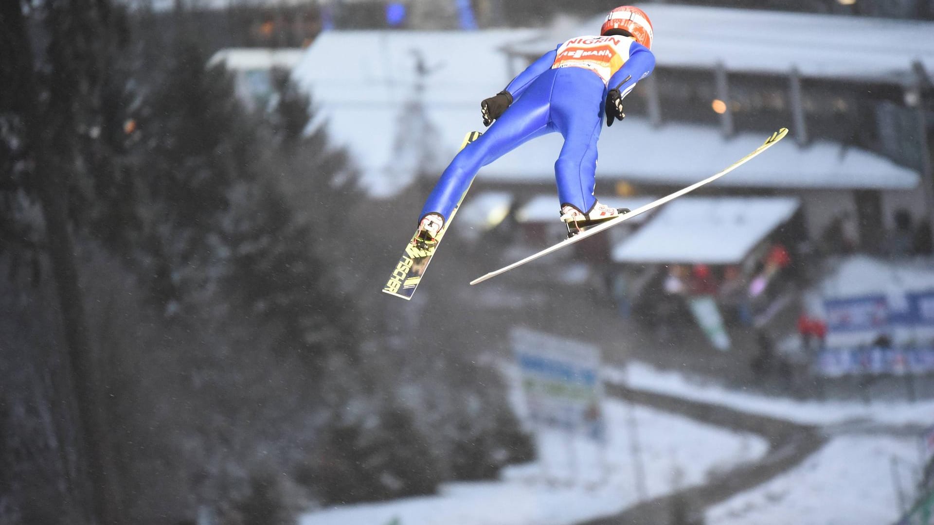 Auf der Suche nach der Olympia-Form: Richard Freitag zeigte am Sonntag in Willingen keine gute Leistung.