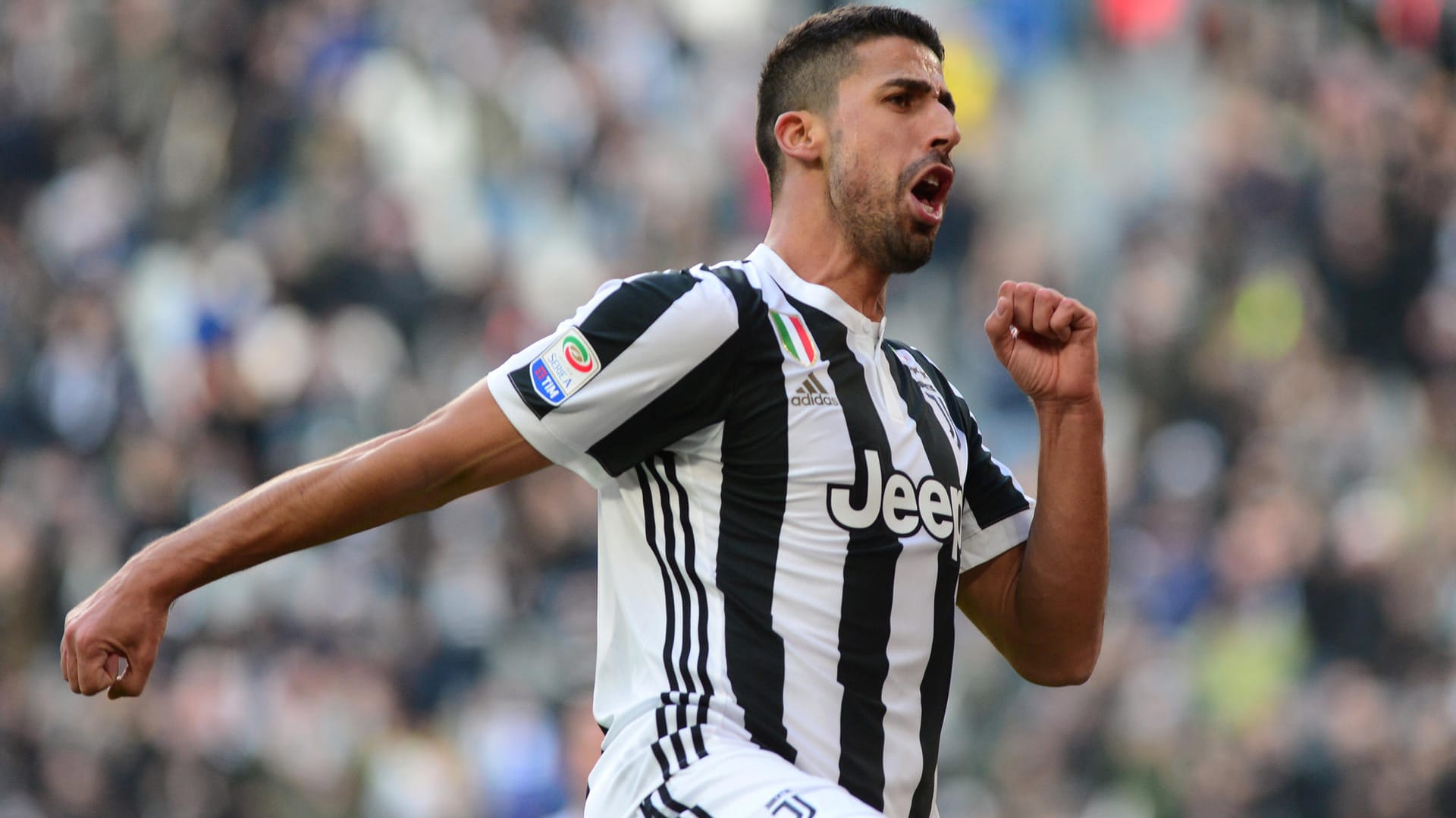 Jubel bei Sami Khedira: Der deutsche Nationalspieler traf doppelt für Juventus.