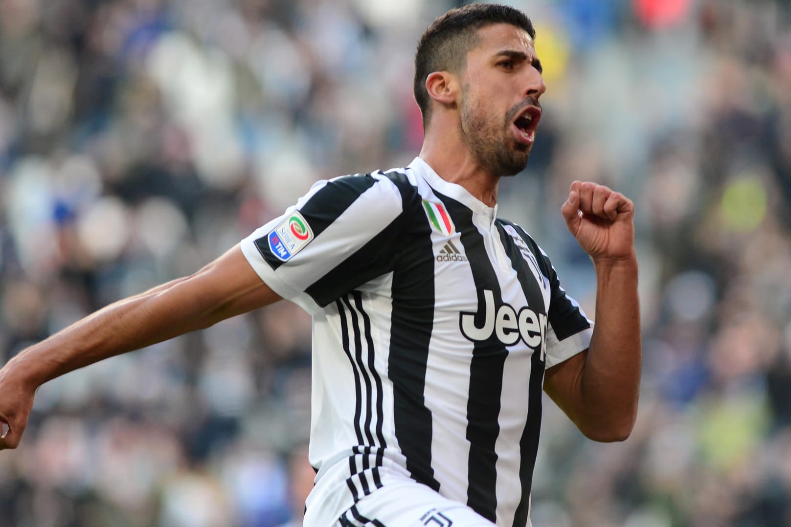 Jubel bei Sami Khedira: Der deutsche Nationalspieler traf doppelt für Juventus.