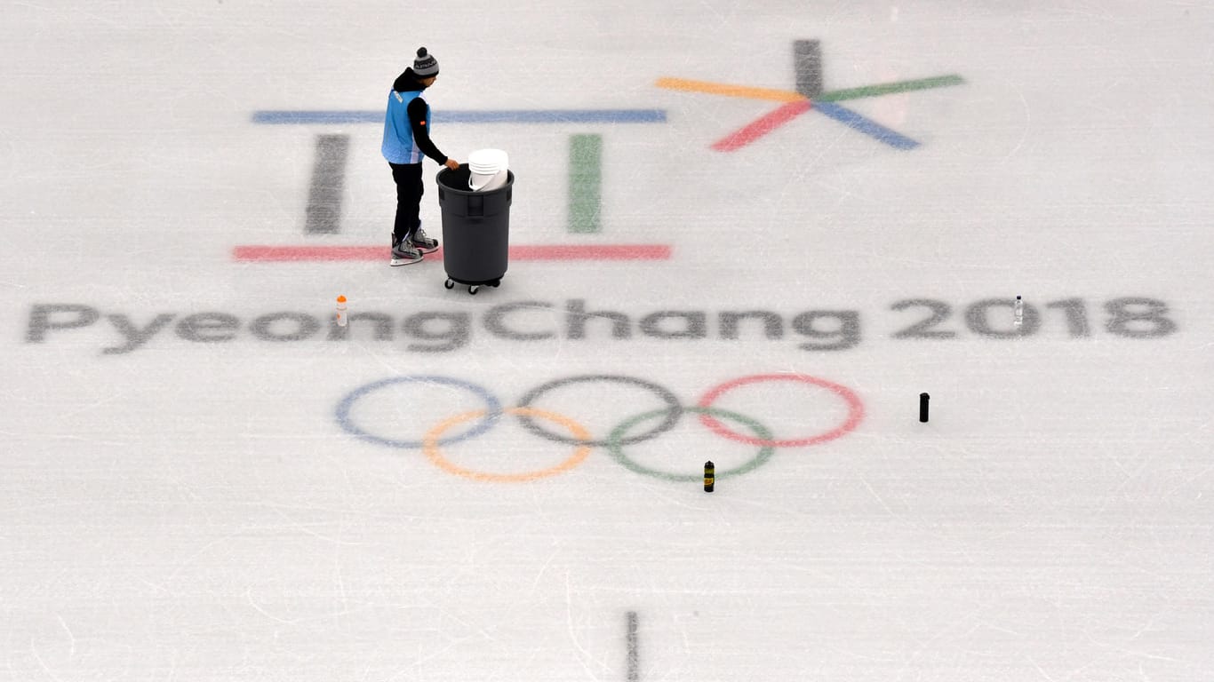 Die Gangneung Ice Arena: Einigen russischen Sportlern bleibt die Teilnahme an den Olympia-Wettkämpfen verwehrt.