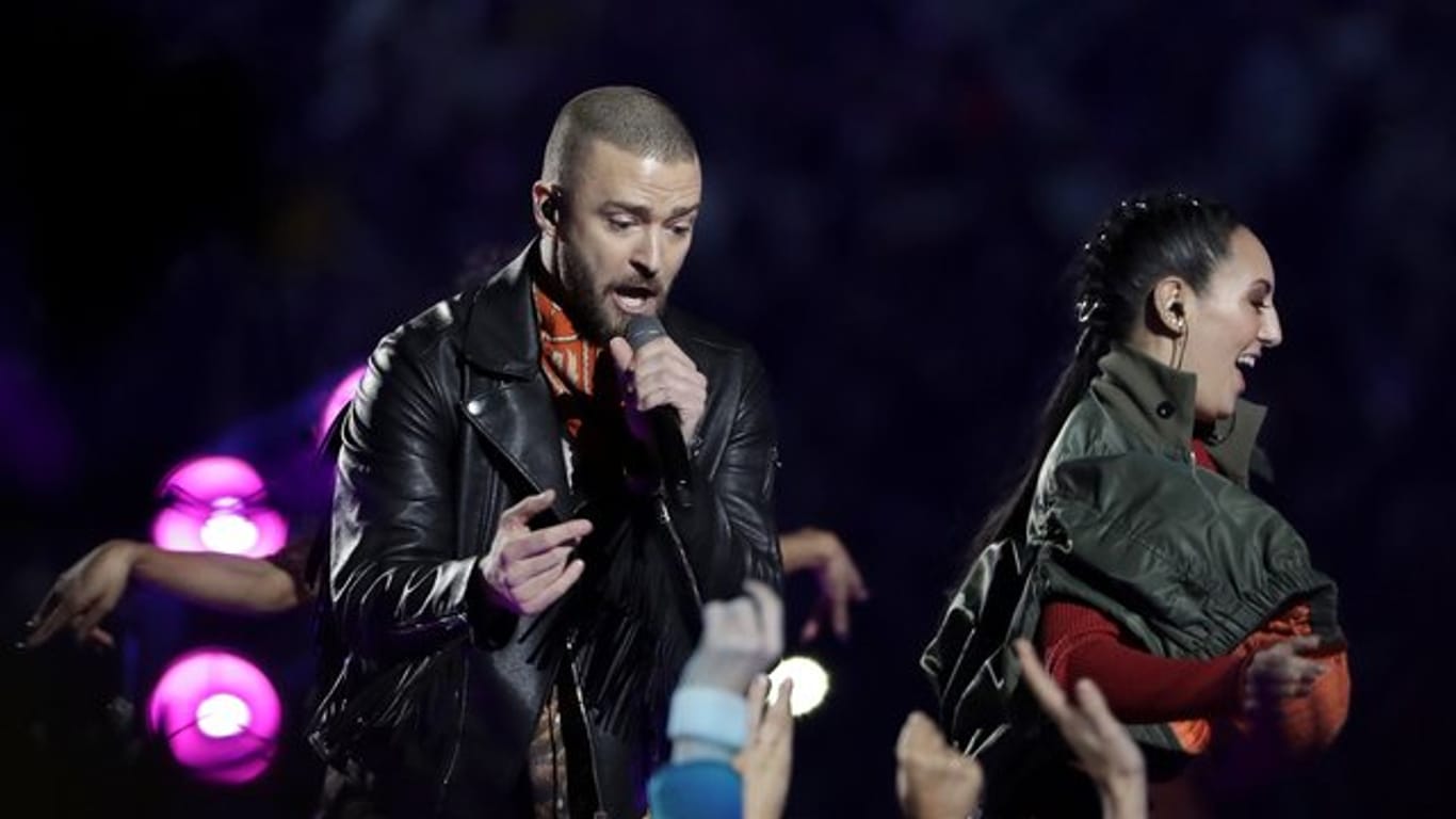 Justin Timberlake: Große Show beim Super Bowl.