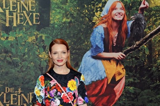 Hauptdarstellerin Karoline Herfurth bei der Premiere des Kinderfilms "Die kleine Hexe" in München.