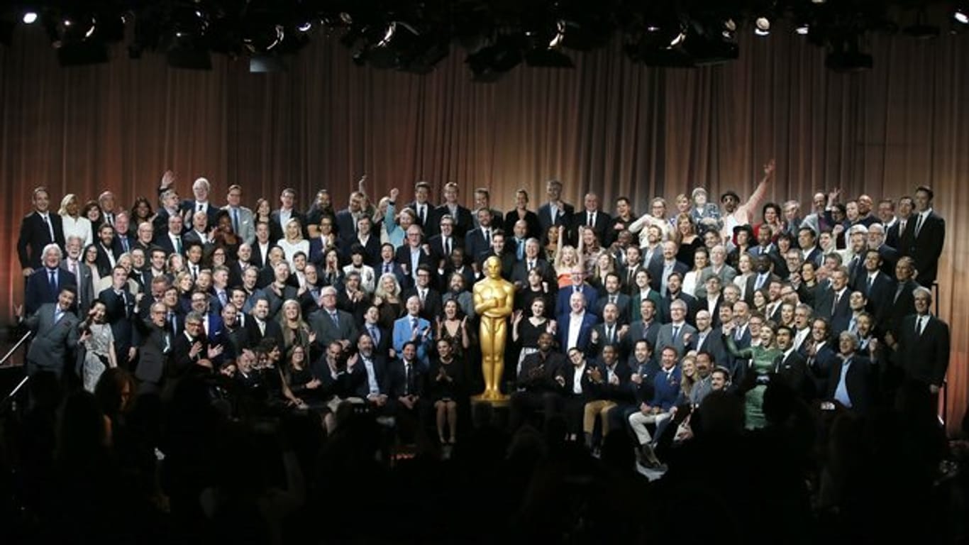 Das traditionelle "Klassenfoto" mit lauter Oscar-Anwärtern beim "Lunch der Nominierten".