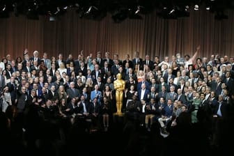 Das traditionelle "Klassenfoto" mit lauter Oscar-Anwärtern beim "Lunch der Nominierten".