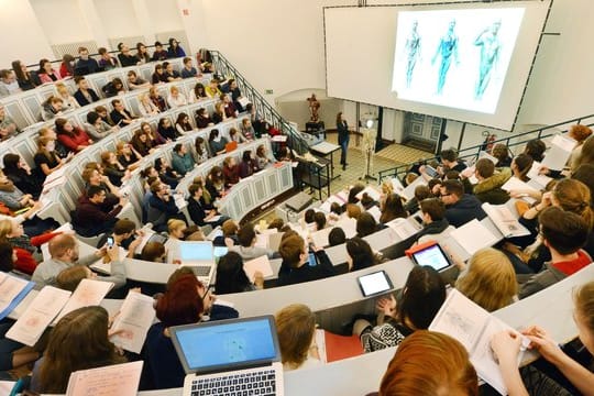 Anatomie-Hörsaal an der Martin-Luther-Universität Halle-Wittenberg.