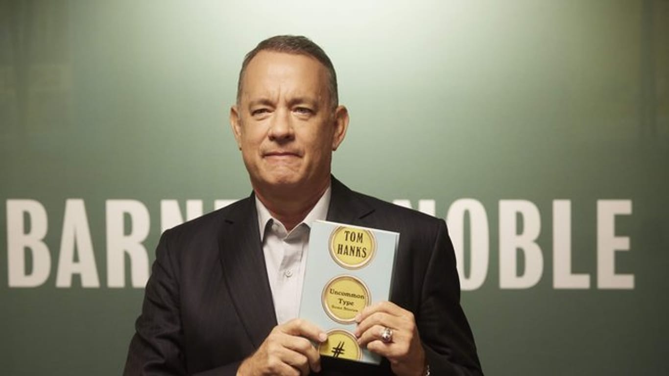 Tom Hanks stellt in New York sein erstes Buch vor.