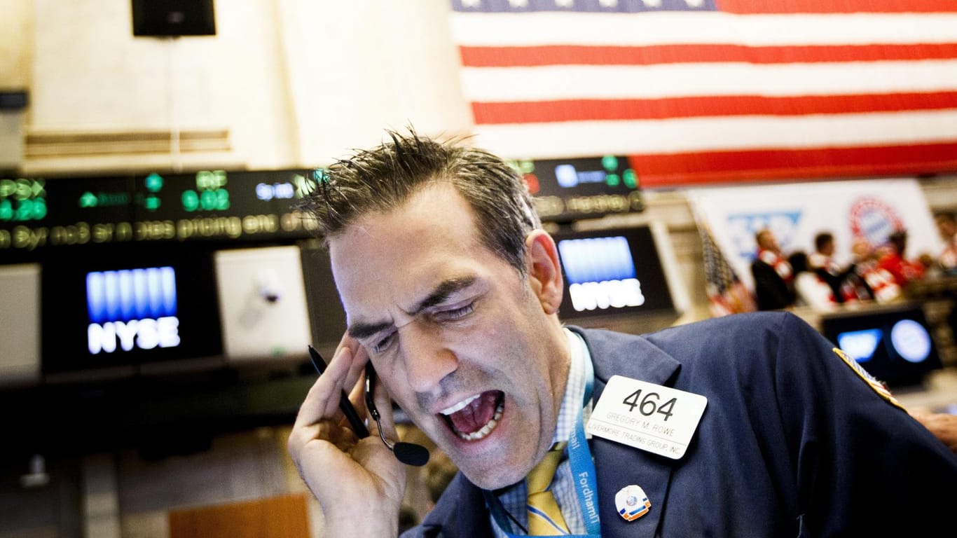 Stress an der New Yorker Börse: Die Lage ist fragil.