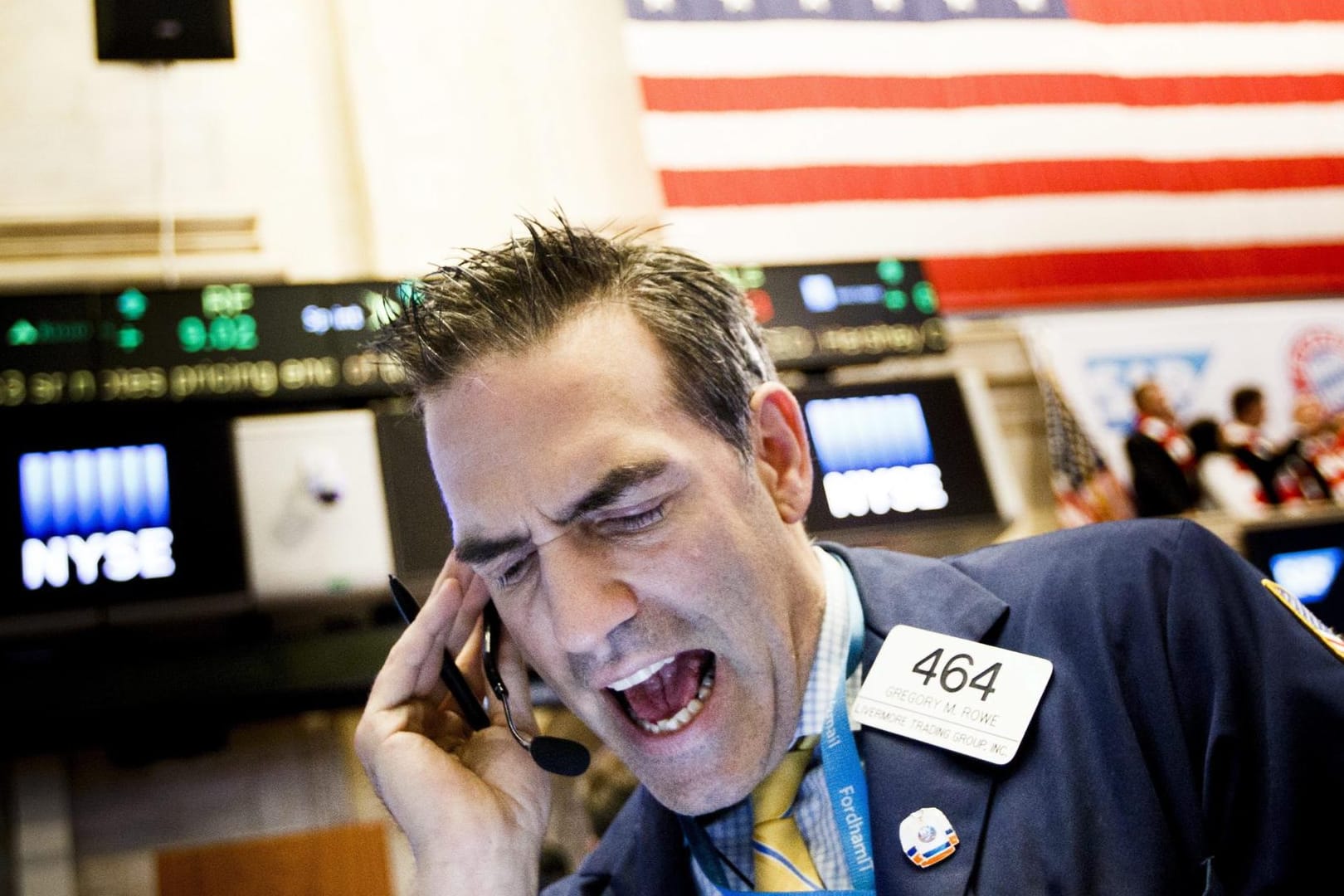 Stress an der New Yorker Börse: Die Lage ist fragil. Stress an der New Yorker Börse: Die Lage ist fragil.