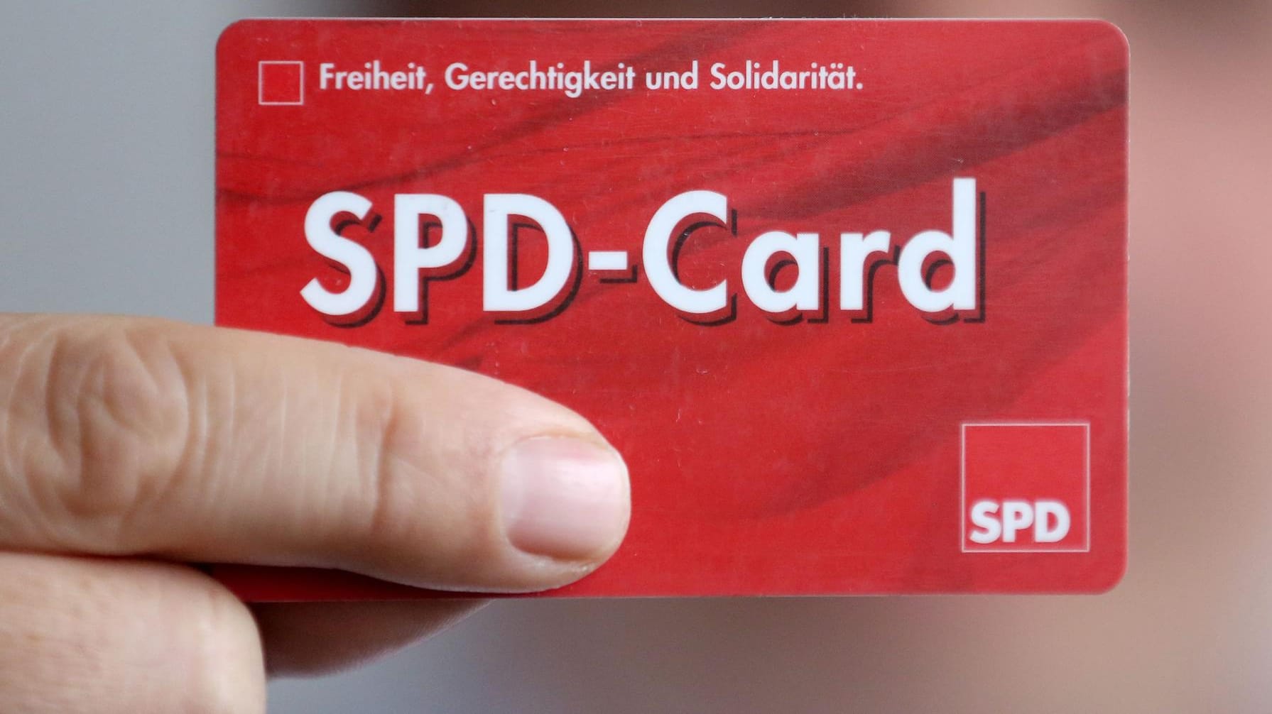 Der SPD-Mitgliedsausweis: Die Neuinhaber könnten bei einer Abstimmung über die Groko entscheidend sein.