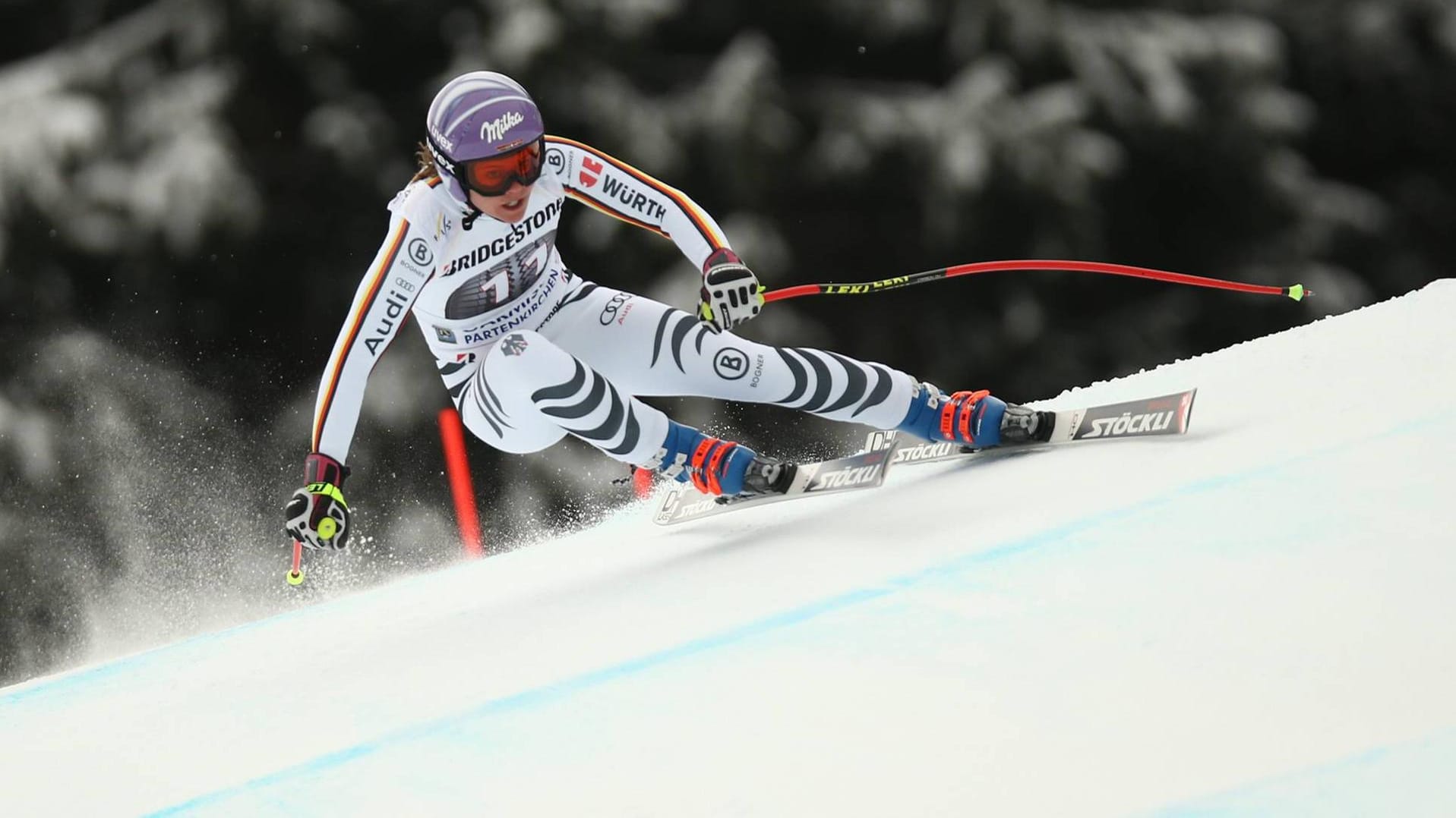 Top-Favoritin: Viktoria Rebensburg hofft im Riesenslalom auf Gold.