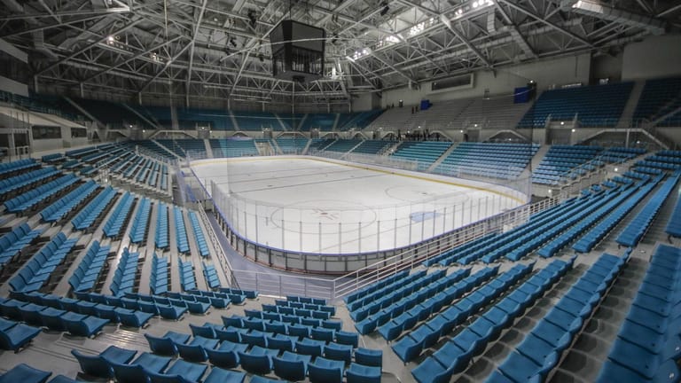Finalspielort: Im Gangneung Hockey Centre wird das olympische Eishockey-Finale der Männer ausgespielt.