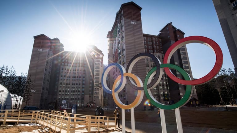 Das Athletendorf in Pyeongchang: 3000 Sportler kämpfen bei den Spielen um Medaillen und ihren Lebenstraum.