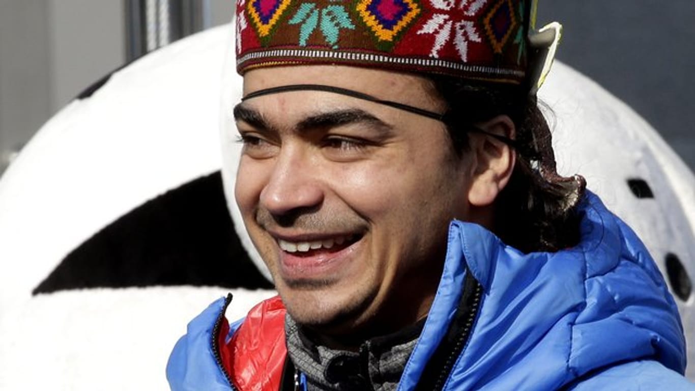 Der Rodler Shiva Keshavan aus Indien nimmt bereits zum sechsten Mal an Olympischen Winterspielen teil.