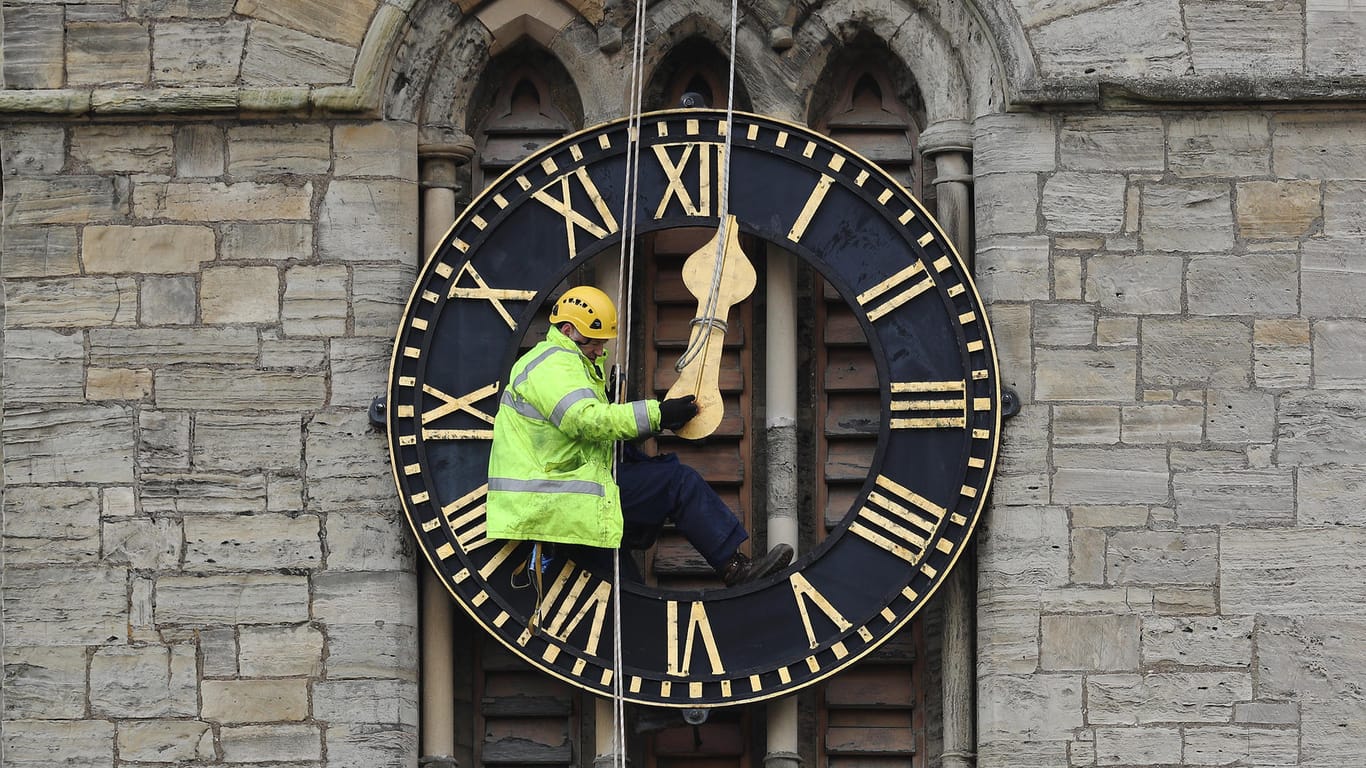 Clocks Are Repaired At Hartlepool's Christ Church