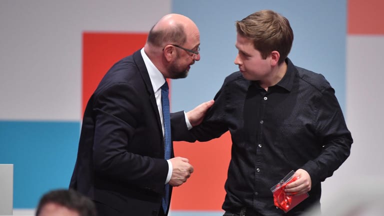 Schulz, Kühnert: Befürworter und Gegner der großen Koalition im Zwiegespräch – wer überzeugt die Basis?