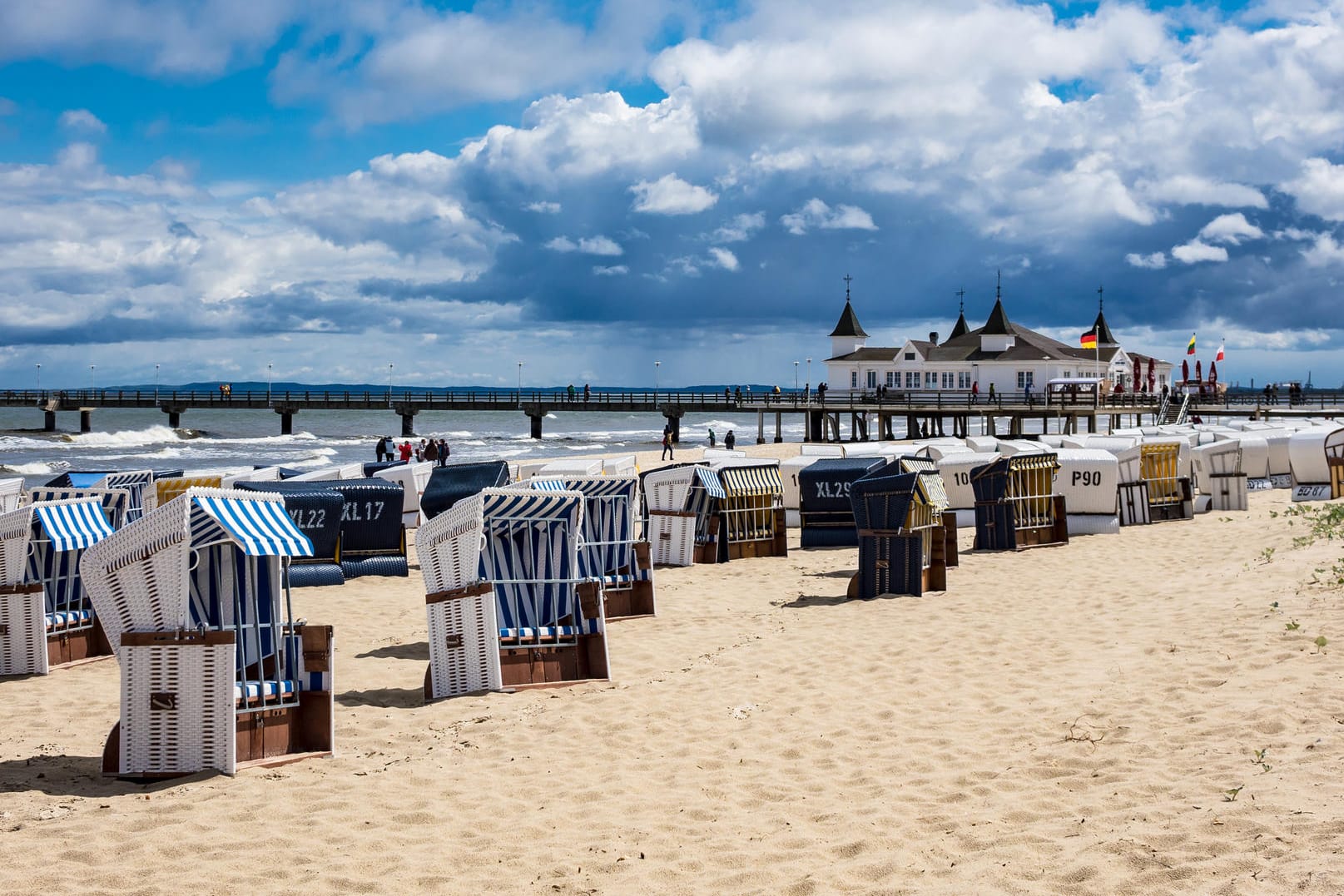 Strand in Ahlbeck: Die Insel Usedom ist ein beliebtes Urlaubsziel.