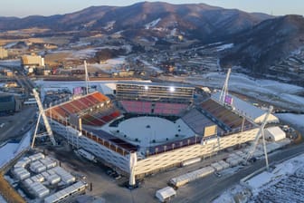 Das Olympiastadion von Pyeongchang wurde 2014 gebaut und 2017 fertiggestellt.