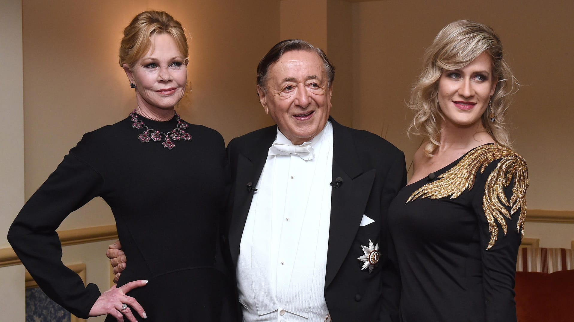 Richard Lugner kam mit Melanie Griffith und seiner Begleitung Simona.