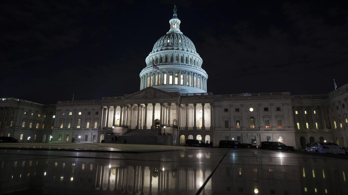 Das Kapitol in Washington: Der "Shutdown" ist diesmal nach wenigen Stunden schon wieder vorbei.