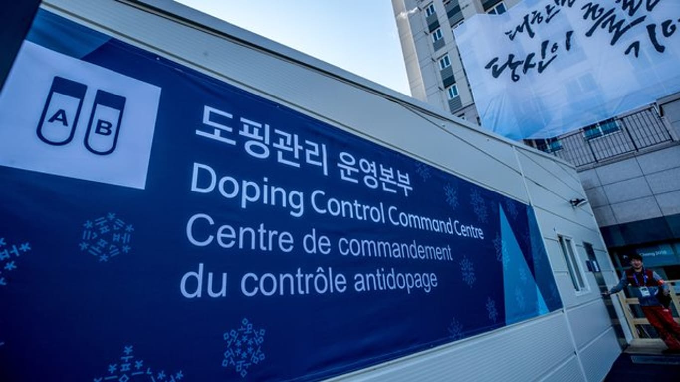 Das Doping-Kontroll-Zentrum im olympischen Dorf in Pyeongchang.