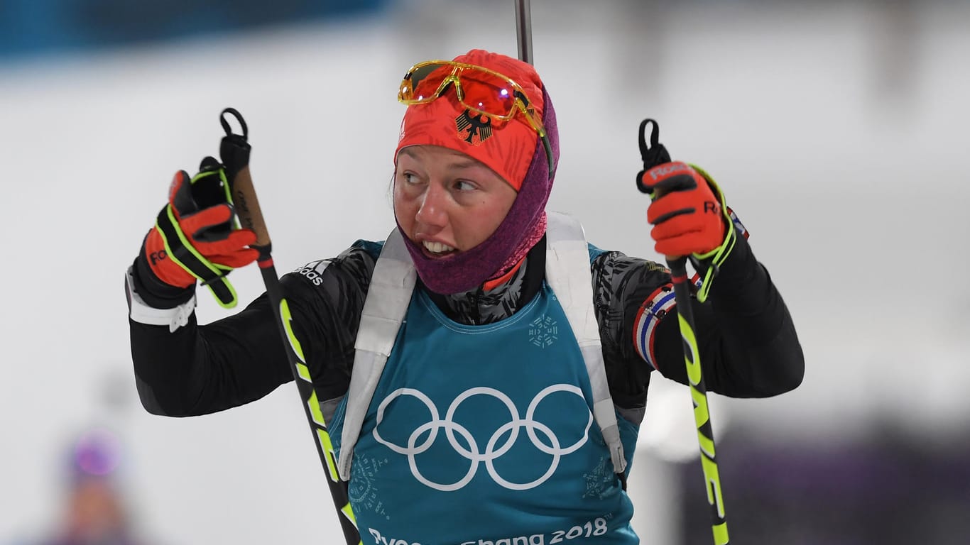 Laura Dahlmeier: Die siebenfache Weltmeisterin hat Pyeongchang ihre erste olympische Medaille im Visier.