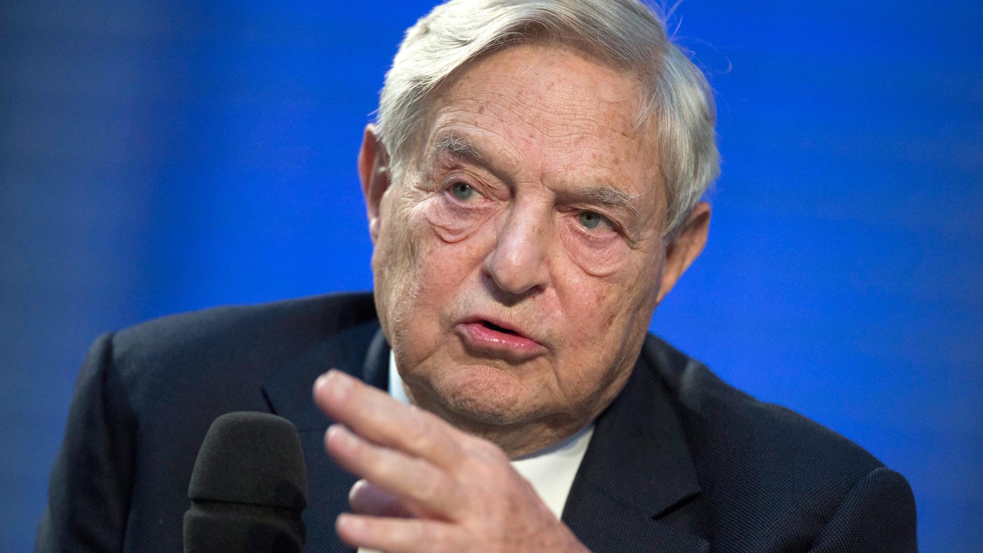 George Soros: Der US-Milliardär unterstützt die Organisation "Best for Britain", die sich gegen den Brexit einsetzt.