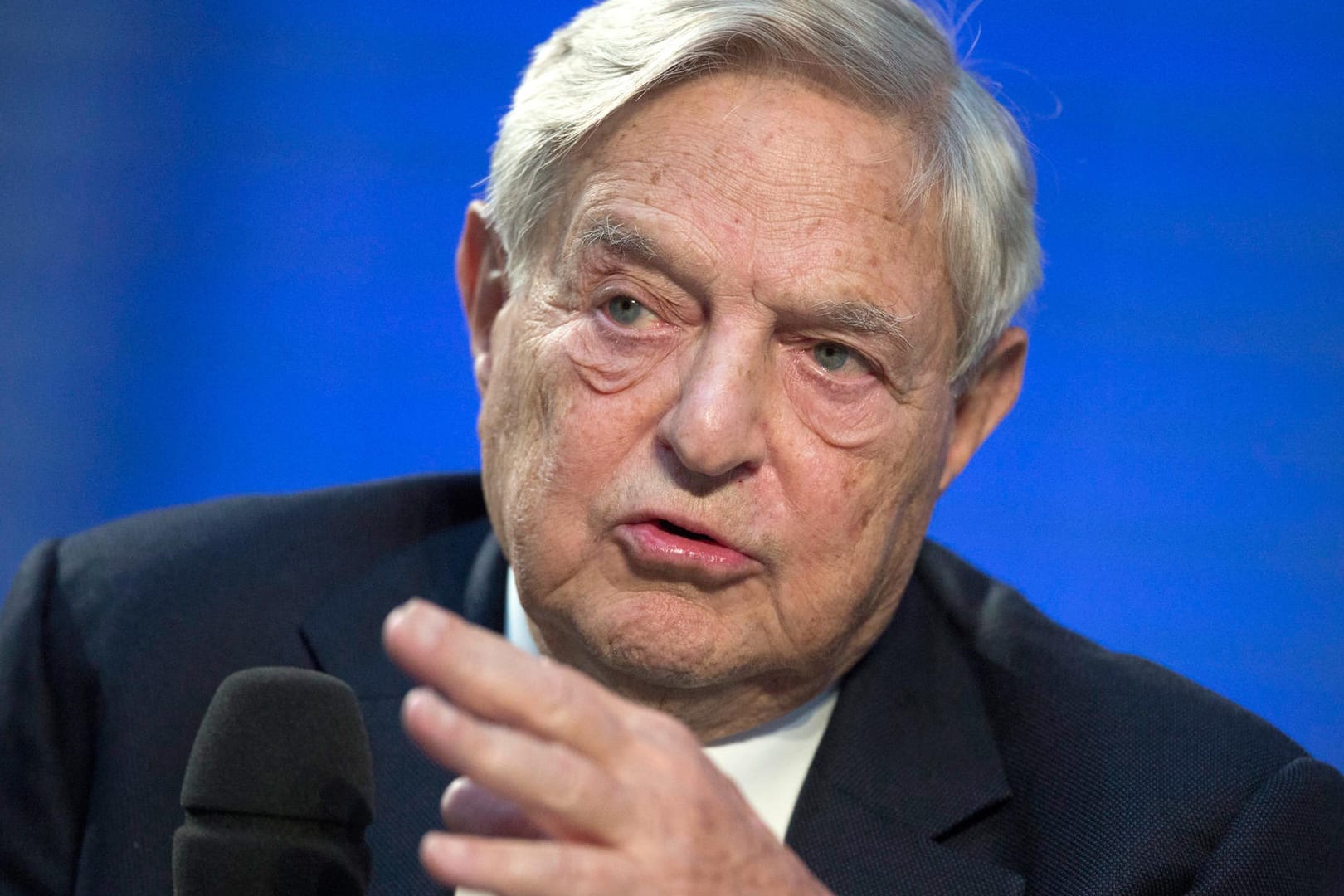 George Soros: Der US-Milliardär unterstützt die Organisation "Best for Britain", die sich gegen den Brexit einsetzt.