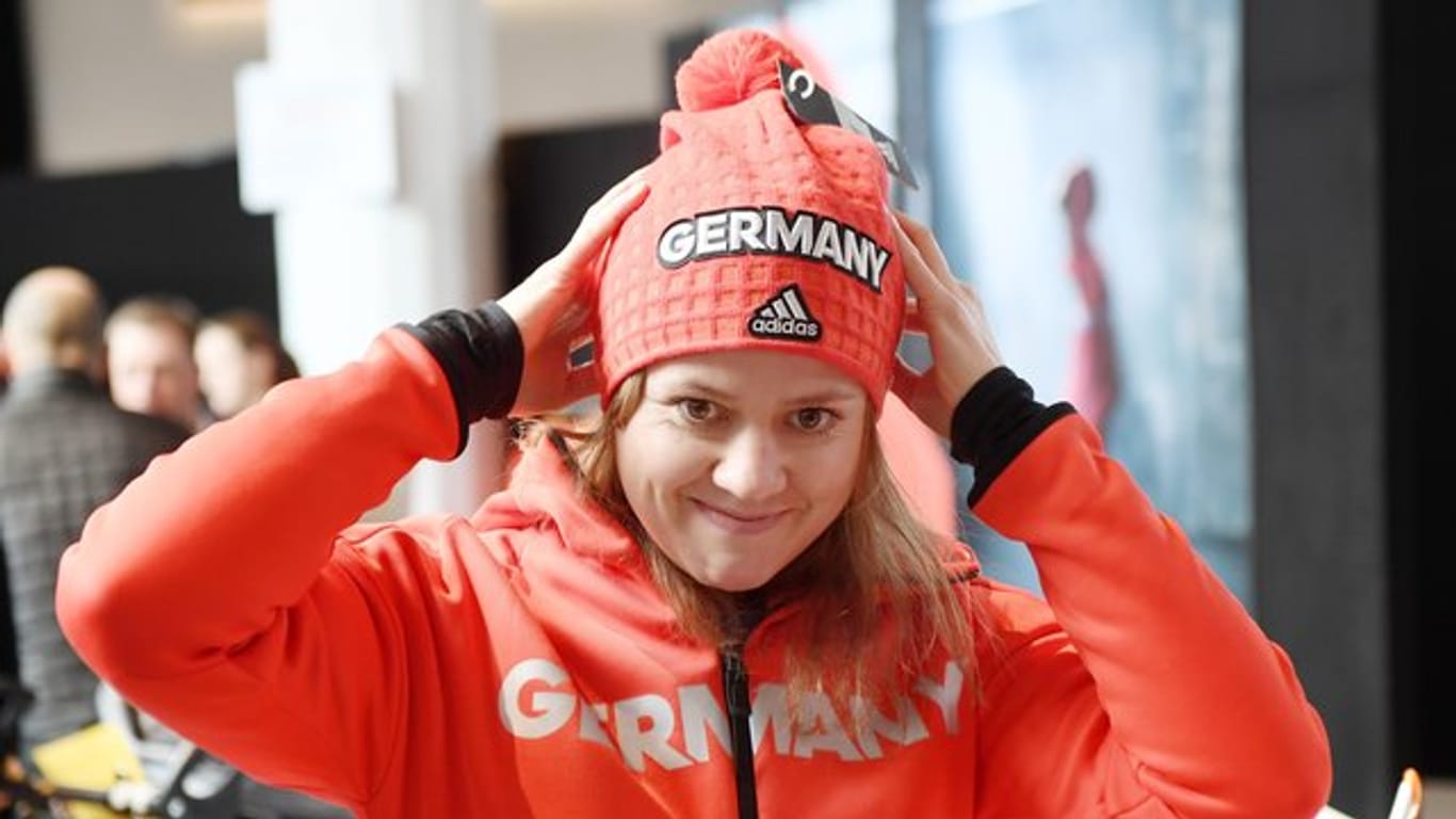 Skirennläuferin Viktoria Rebensburg blickt dem Riesenslalom zuversichtlich entgegen.