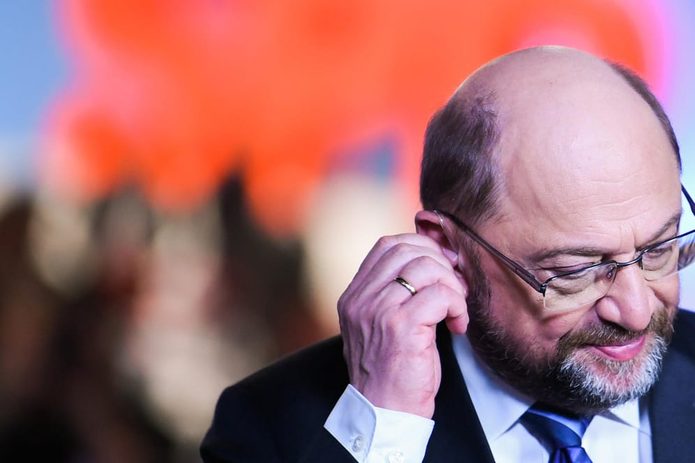 Vom Hoffnungsträger zum Sinnbild der Krise: Martin Schulz Mitte Januar beim SPD-Sonderparteitag in Bonn.