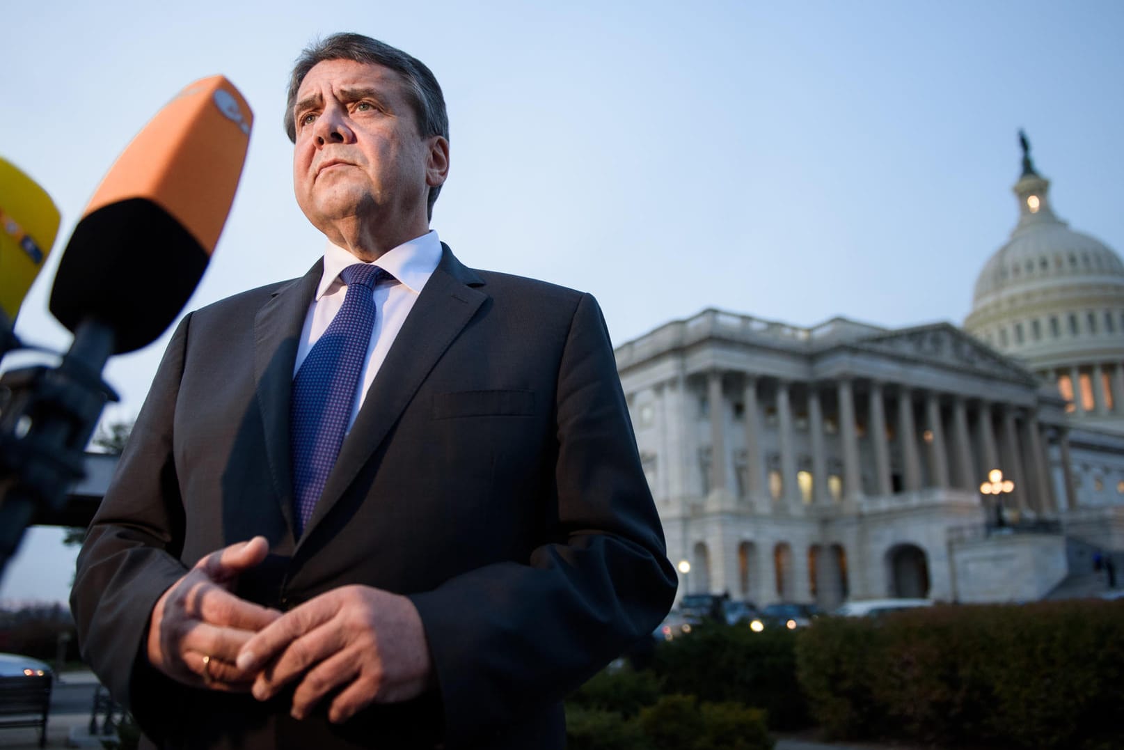 Sigmar Gabriel in Washington: Zuletzt der beliebteste SPD-Politiker.
