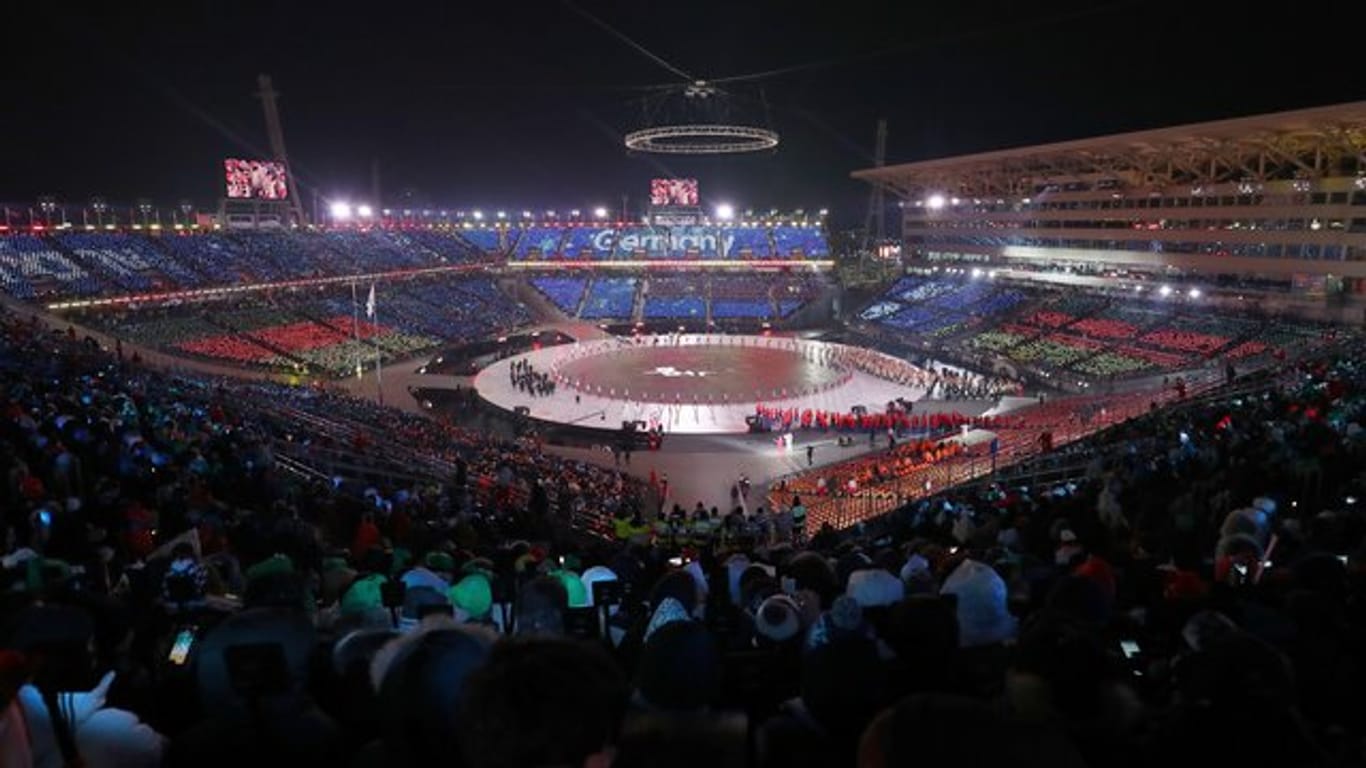 An der Eröffnungsfeier in Pyeongchang gab es Kritik.