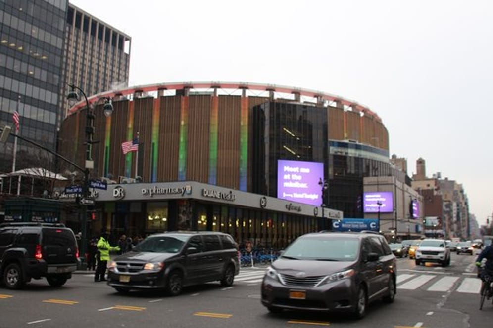 Der Madison Square Garden thront über der Penn Station im Westen Manhattans, als wäre er schon immer dagewesen.