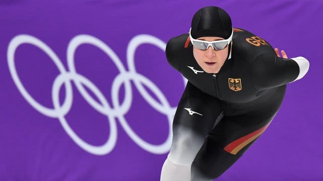 Claudia Pechstein wurde Neunte über die 3000 Meter.