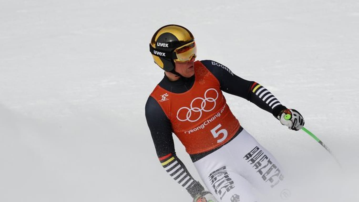 Thomas Dreßen hat bei der Alpin-Abfahrt Chancen auf eine Medaille.