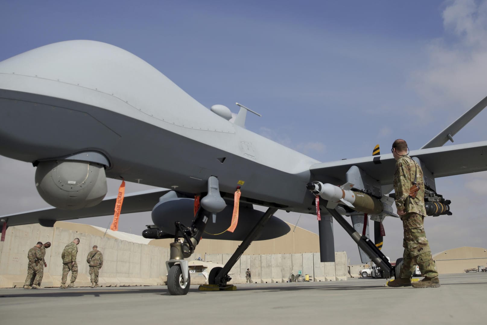US-Drohne vom Typ MQ-9: Technische Informationen über amerikanische Rüstungsprodukte würden Russland einen Vorsprung verschaffen.