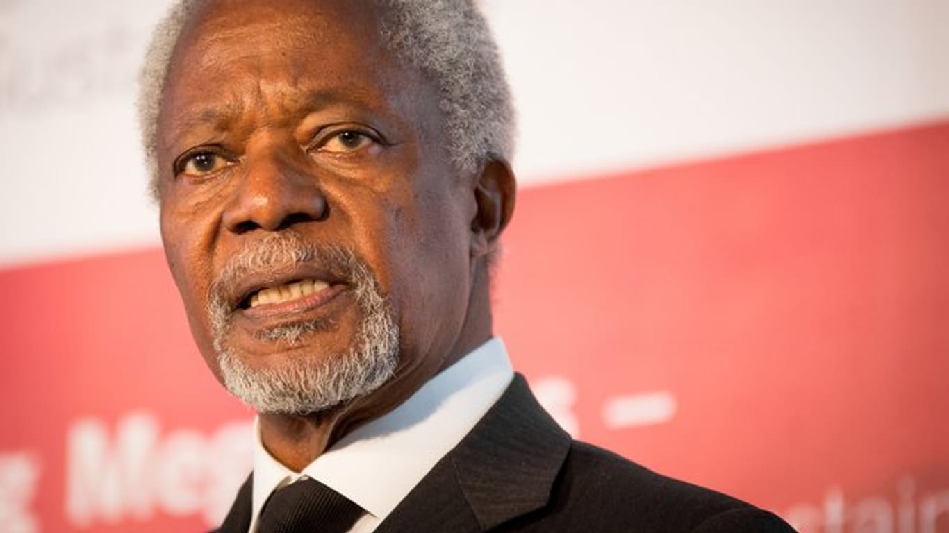 Der ehemalige UN-Generalsekretär Kofi Annan übt Kritik an dem Verhalten von US-Präsident Donald Trump (Archivbild).
