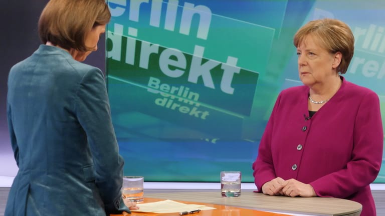 Angela Merkel beantwortet "Berlin direkt" die Fragen von Bettina Schausten: Die Kanzlerin hat sich in der ZDF-Sendung dafür ausgesprochen, ihre Partei auch personell zu erneuern.