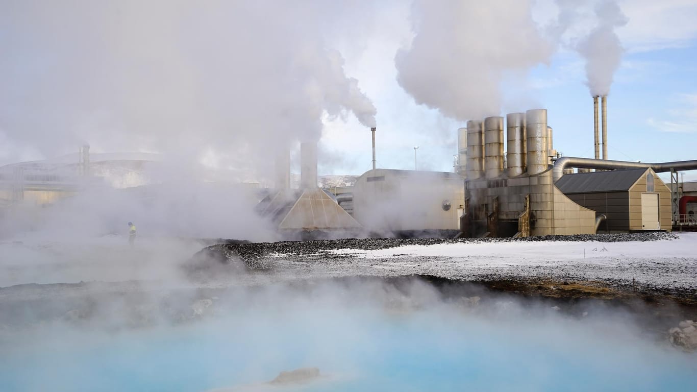 Geothermal-Anlage Svartsengi in Grindavík: Immer mehr Bitcoin-Unternehmen lassen sich in Island nieder.