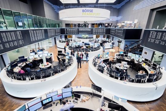 An der Börse geht es auf und ab.