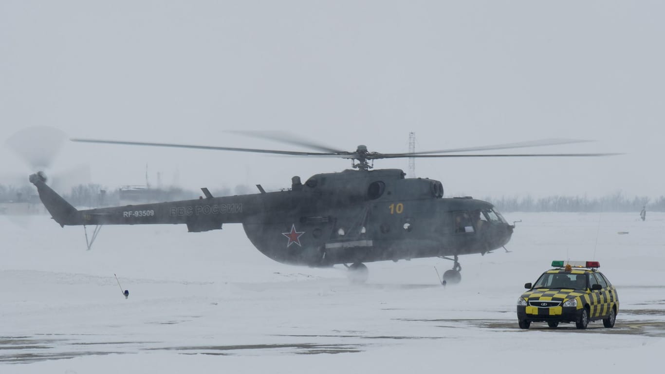 Ein Hubschrauber des Typs Mi-8: Ein solcher Helikopter ist jetzt in Sibirien abgestürzt.