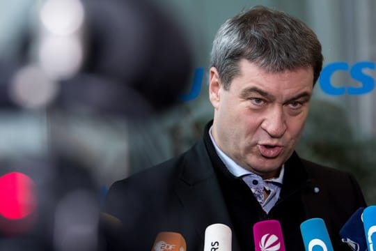 Vertrauensvorschuss: Bayerns designierter Ministerpräsident Markus Söder (CSU) kommt bei einer Mehrheit der bayerischen Wähler gut an.